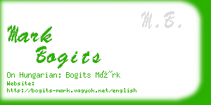 mark bogits business card